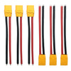 3 Pairs Amass XT90H XT90 Wire XT 90 Plug Male and Female Connector 150mm 10AWG Silicon Wire for RC Lipo Battery FPV Racing Drone