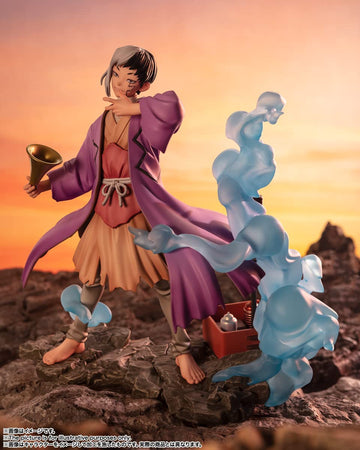 Tamashii Nations - Dr. Stone - Gen Asagiri, Bandai Spirits Figuartszero Collectible Statue