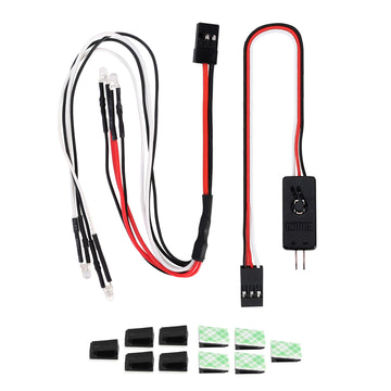 INJORA LED Lights Kit Headlight Taillight with Controller Switch for TRX4M 1/18 RC Upgrade