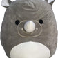 Squishmallows Official Kellytoy Plush 8 Inch Squishy Soft Plush Toy Animals (Irving Rhino)