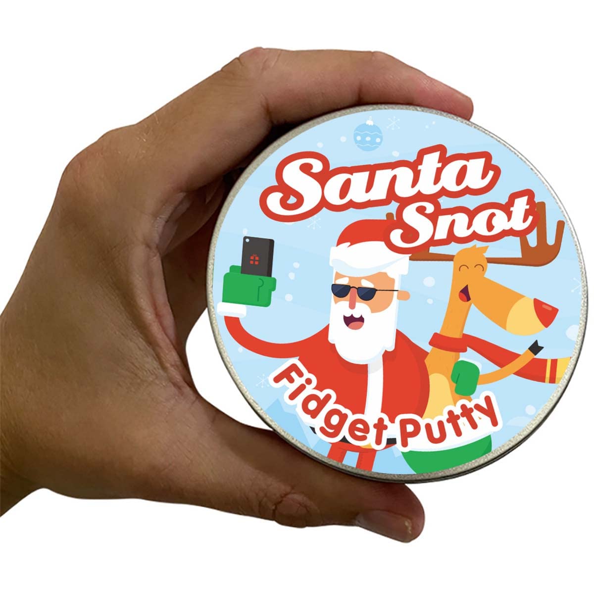 Santa Snot Fidget Putty Christmas Stress Relief Gags Weird Stocking Stuffers Secret Santa Gifts For Coworkers Unique White Elephant Ideas Red Putty Santa Gags