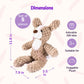 Snug A Babies 5 Set Animals And Teddy Bears - Plush Toys Bulk - Stuffed Animals For Kids - Baby Shower Small Bear Animal Assortm