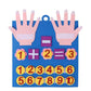 Felt Board Finger Numbers Counting Toy, Number Counting Toy For Kids, Children Teaching Aids Children Early Education Toys Felt