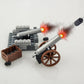MaozyHomie  Pack Military Medieval Warfare Cannon Toy Soldiers Figures Toy Set Minifigure Compatible with Major Brands  3 Years Old and up