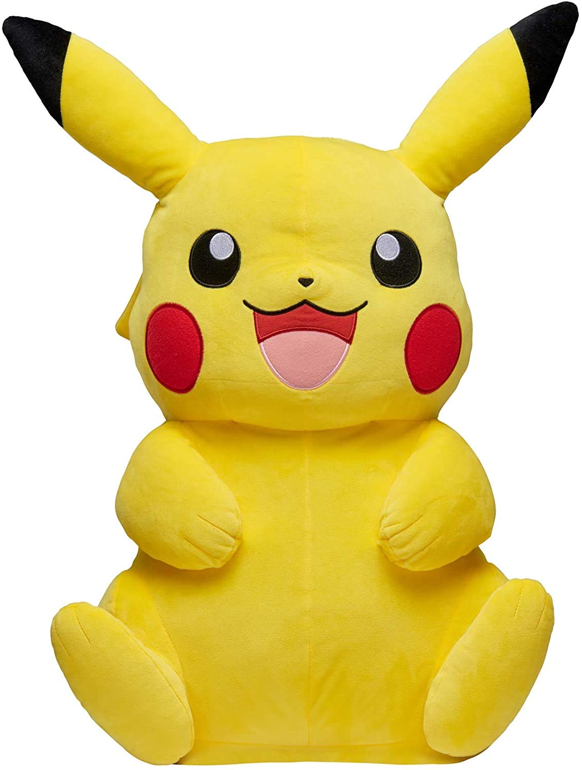 Pokemon Pikachu Giant Plush, 24-Inch - Adorable, Ultra-Soft, Life Size Plush Toy, Perfect For Playing & Displaying - Gotta Catch ‘Em All