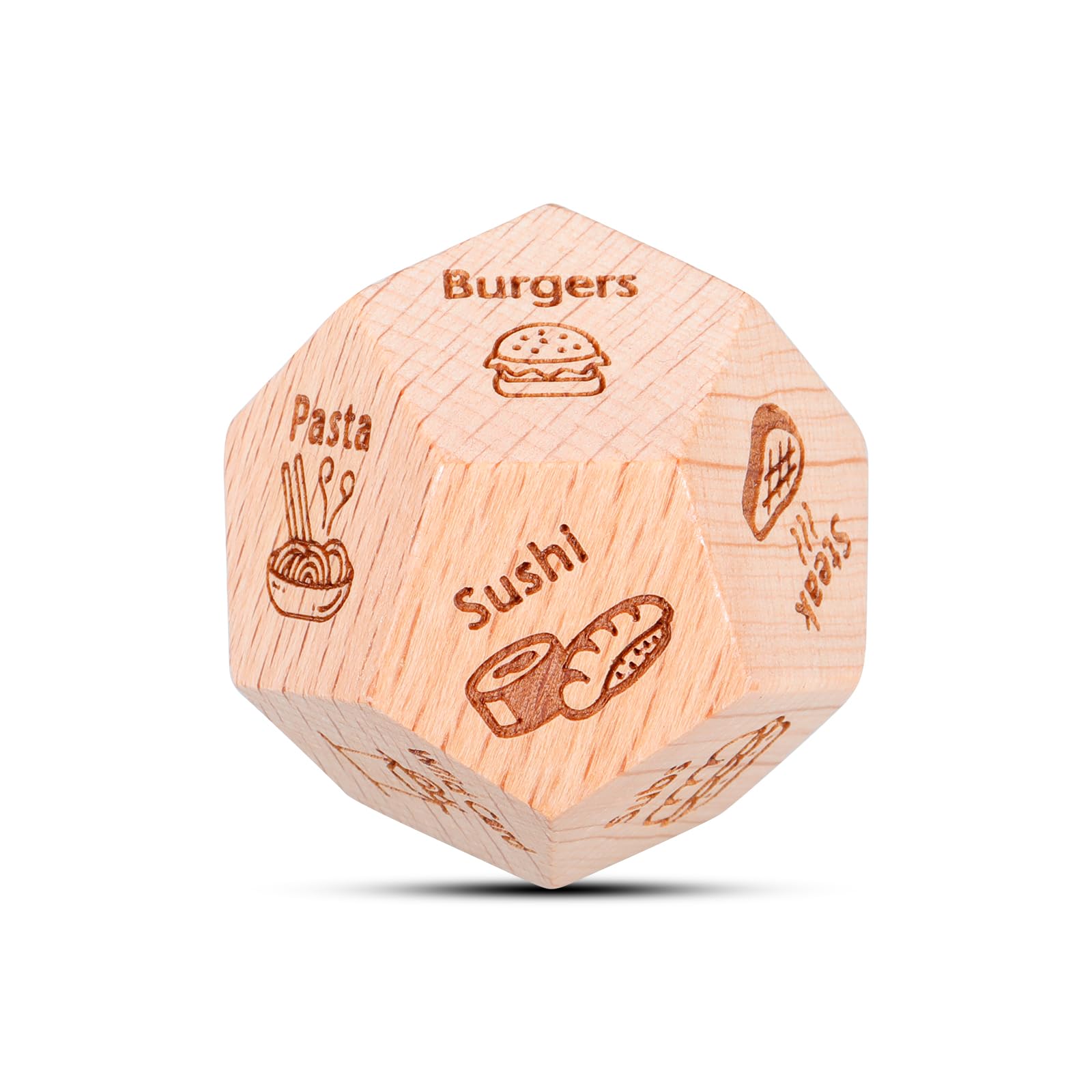 AMBREGRISSUN Valentines Day Anniversary Date Night Gifts Gifts for Him Her Boyfriend Girlfriend Food Decision Dice Birthday Gift