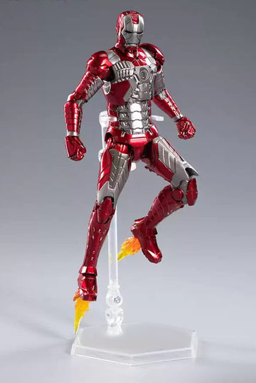 Ovonni Ironman Mark 5 Action Figure 7 Inch Exquisite Painting All Joints Movable Collection Model