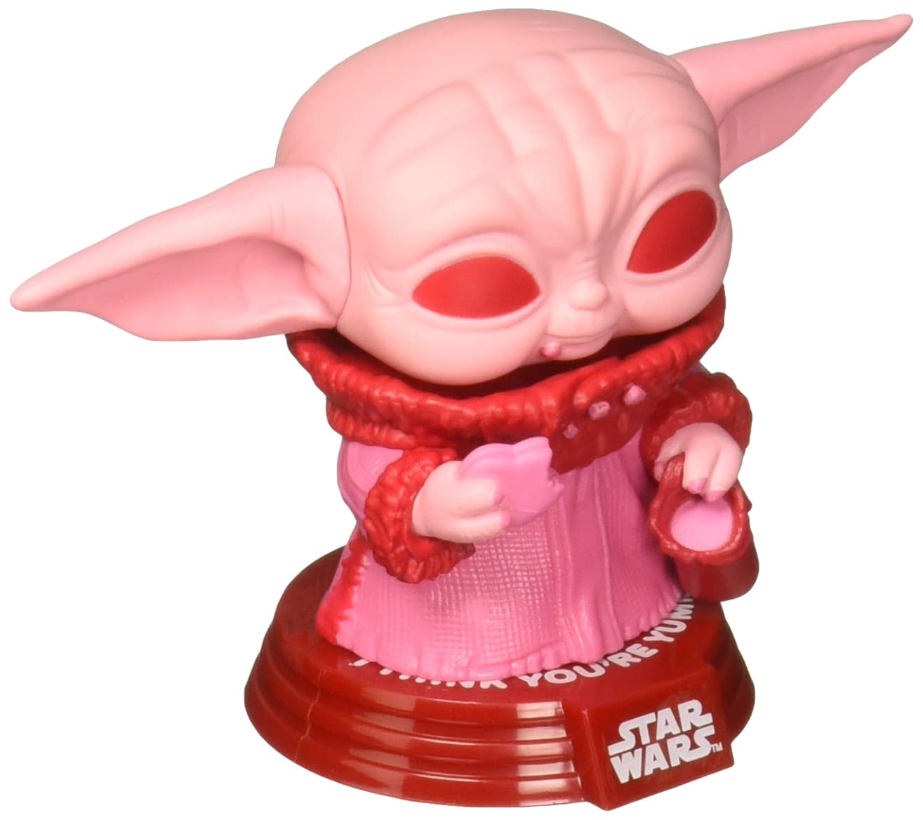 Funko Pop! Star Wars Valentines - Grogu, Vinyl, Standard Size, Multicolor, Model 60124