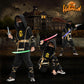 Digi Marker Halloween Ninja Costume For Boys Kids Ninja Dress Up & Pretend Play With Deluxe Ninja Toys