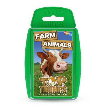 Top Trumps Farm Animals Classics Card Game, Find Out The Average lifespan of a Donkey, The wits of a Fox and The Cuteness of a S
