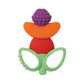 Infantino Lil' Nibbles Textured Silicone Teether -Sensory Exploration And Teething Relief With Easy To Hold Handles, Multicolor