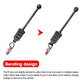 10PCS AllinRC RC Body Clips with Pull Tabs & 2.5mm Body Reamer Universal 1/24 1/28 1/36 Scale RC Clips Upgrades for Axial SCX24