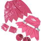 Bat Girl Outfit With Cape, Arm Bands, Boots & Silver Belt Fits Most 14'-18' Build-A-Bear & Make Your Own Stuffed Animals