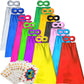 Adjoy Kids Superhero Capes And Masks Birthday Party Dress Up Capes Costume - Mixed Colors (12)