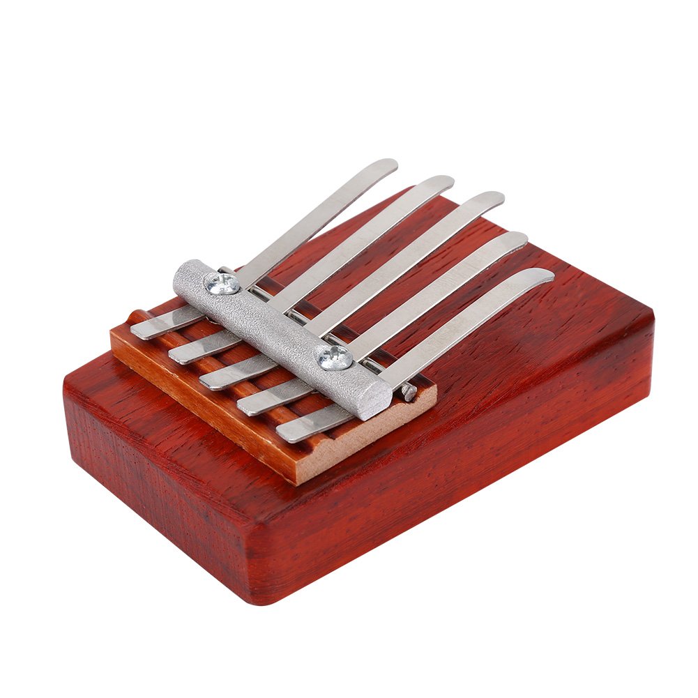 Ubersweet Finger Piano, Portable Easy Playing Compact Kalimba Durable For Enjoyment(5 Tone) ||