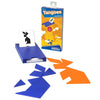 Tangoes Classic Tangram Travel Game with Portable Case Featuring 100 Challenges for Ages 7 - mature-themed