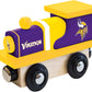 Masterpieces Nfl Minnesota Vikings Real Wood Toy Train, For Ages 3+