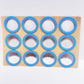 MAGICYOYO Yo-Yo Silicone Response Pads- Blue of 12 - Slim for MAGICYOYO K1