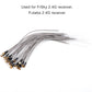 Plplaaoo 20Pcs 2.4G Receiver Antenna,Abs Aircraft Receiver Antenna Compatible Ipex Port For Futaba Frsky, Spektrum Receivers, An