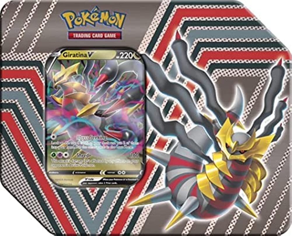 Pokemon TCG Hidden Potential Tin - Giratina V, Multi-color, Model 728192542886, Collectible Card Game