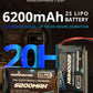 RADIOMASTER SoloGood 7.4V 2S 6200mAh Large Capacity Rechargeable Lipo Battery with XT30 JST-XH Connector Compatible Boxer TX16S