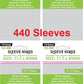 Sleeve Kings Standard Usa Chimera Card Sleeves 57.5 X 89 Mm (4X110 Pack, 440 Sleeves)