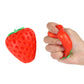Anboor Strawberry Squishies Toy Simulation Strawberry Stress Balls Fruit Sensory Toys For Anxiety Relief