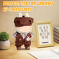 AICase for Labubu Clothes/for Labubu Outfits Clothes Set for 17cm Lububu Doll 3 Piece Set Hat Clothing for LA BUBU  Boys and Girls Stylish Adorable Dolls Clothes Accessories (No Doll)_08