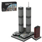 KKXX Building Blocks Toy Set - 1/2000 World Trade Center (1973-2001) Micro Model, Gift for Aircraft Fanatics of Building Block f