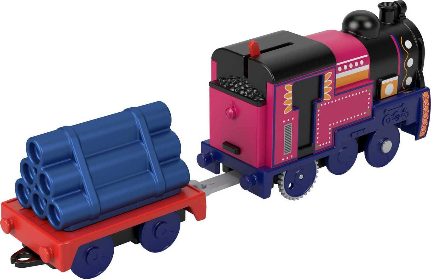 Thomas & Friends Motorized Toy Train Ashima Battery-Powered Engine With Cargo Car For Pretend Play Preschool Kids Ages 3+ Years