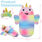 Baby Doll Sleeping Bag Toy Playset Rainbow Unicorn Doll Bedding Slumber Bed Accessories With Eye Mask Doll Unicorn Style Sleepin
