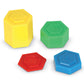 Learning Resources Hexagram Weights - Set Of 54 Pieces, Ages 8+ Math Teacher Supplies, Math Learning Tools, Math Games For Kids