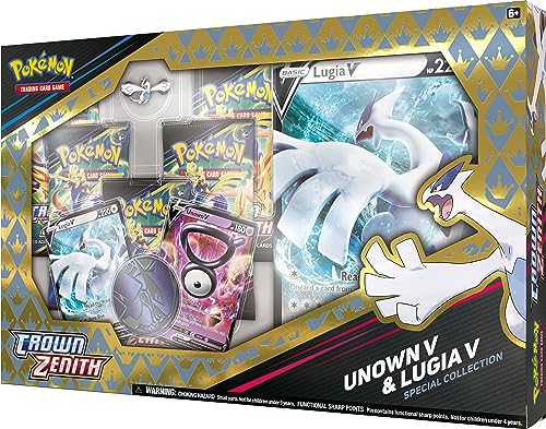 Pokemon Trading Card Game: Unown V & Lugia V Crown Zenith Box Set