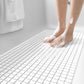 Dexi Bath Tub Shower Mat Non-Slip 16 X 39 Extra Long Bathtub Mats, Suction Cups, Drain Holes, Machine Washable Bathroom Mat, Whi