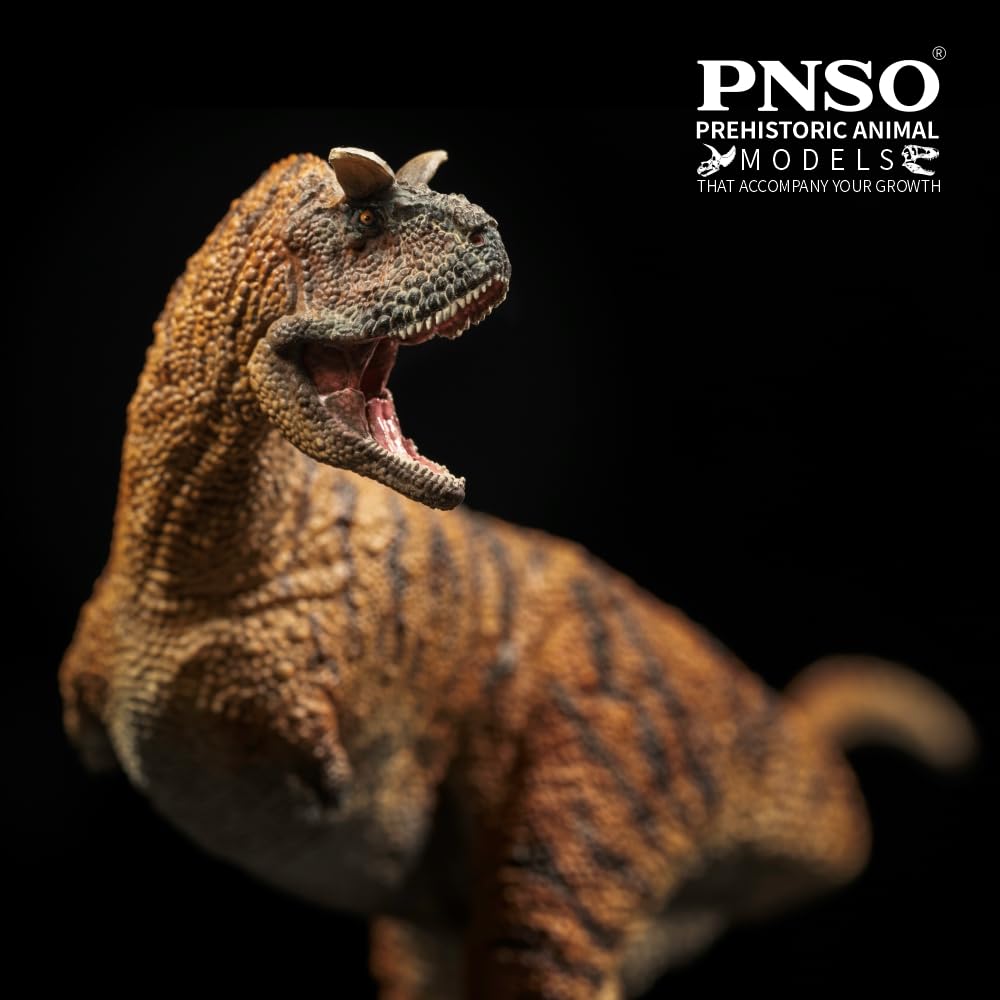 PNSO Prehistoric Dinosaur Model - 36 Domingo Carnotaurus, Plastic, Realistic Design