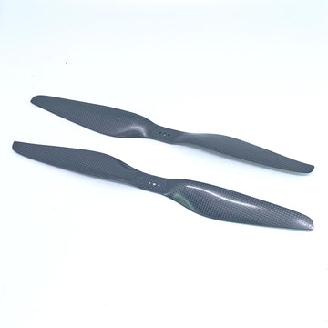 KingVal Replacement 2 Pairs Carbon Fiber 1555 Three-Hole Propeller Prop CW/CCW Compatible with RC Quadcopter Drone RC Aircraft