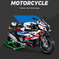 dOvOb Motorcycle 1000 RR Model Building Blocks Set - 912 Pieces, Large Plastic MOC Toys for Kids and Adults