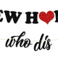 Ushinemi Glitter New Home Who Dis Banner, Funny Housewarming Decorations For New House Home Sweet Home Party Decor New Home New