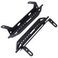 HobbyPark Metal Side Pedal Step Running Boards Foot-Plate for Traxxas TRX4 Trx-4 1/10 RC Crawler Body Shell Accessories (Black)