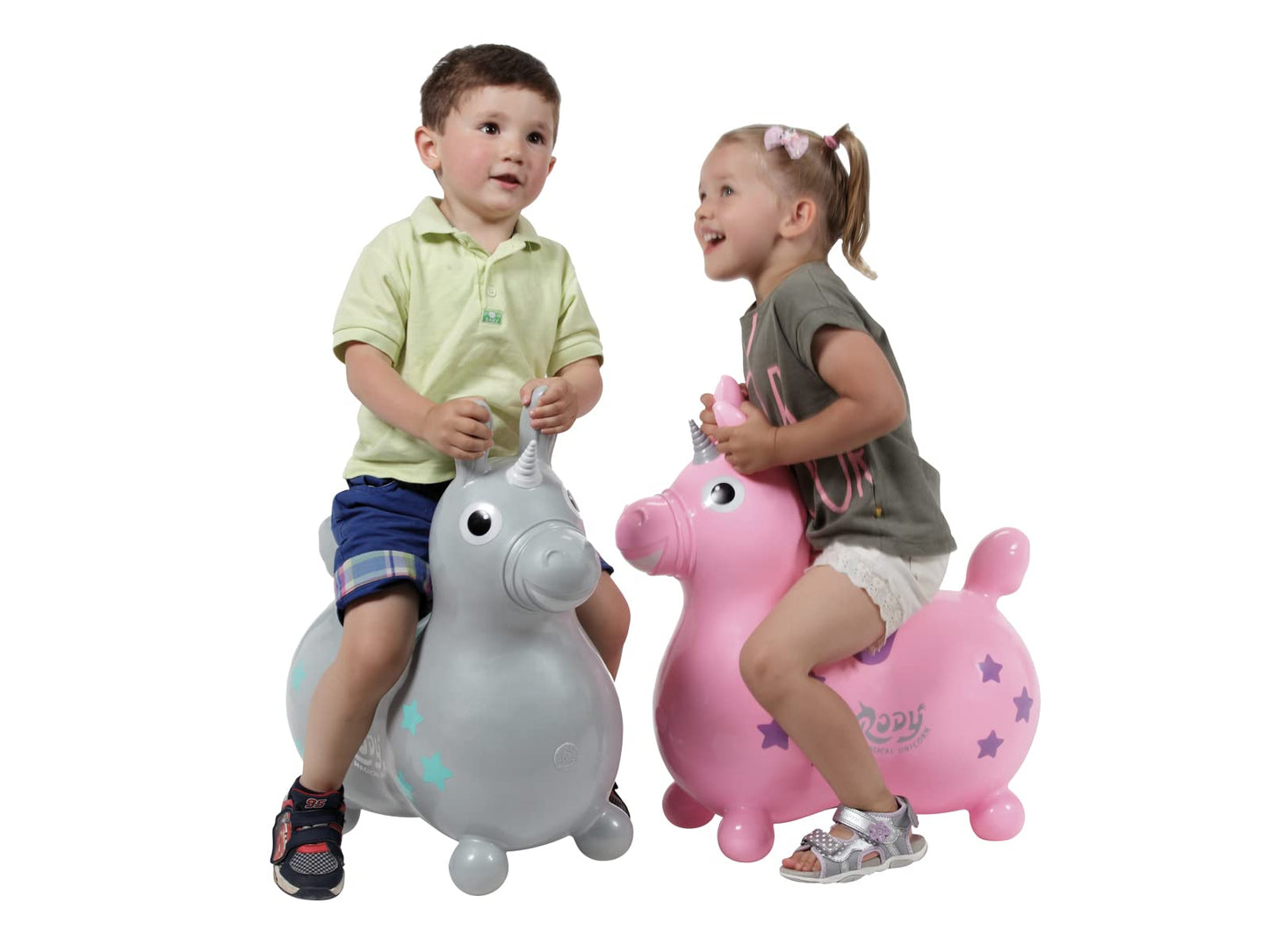 Gymnic Rody Magical Unicorn Inflatable Hop-On Animal (Pink)