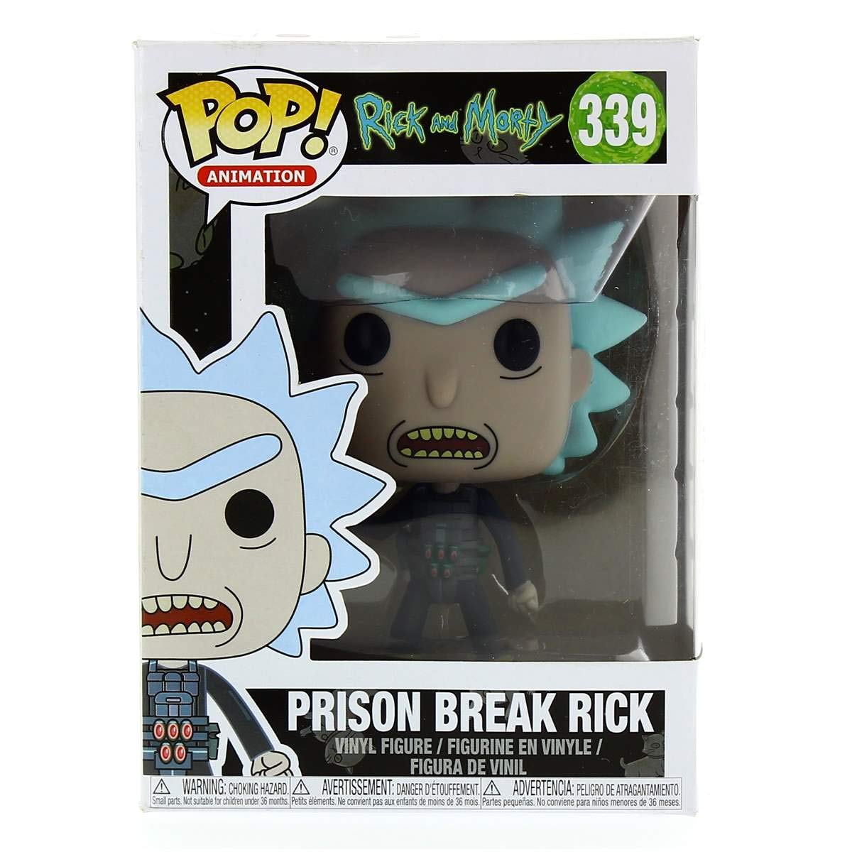 Funko Pop! Animation: Rick & Morty - Prison Escape Rick Collectible Figure