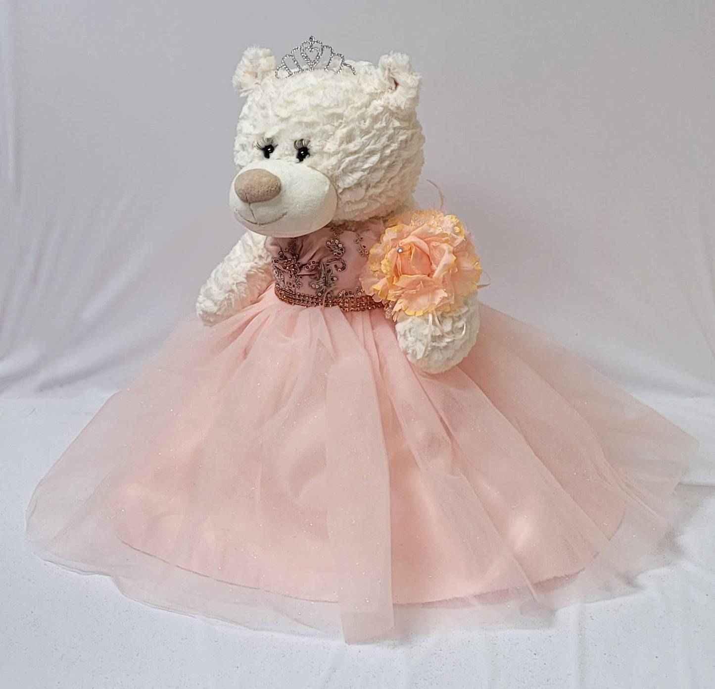 20 Inches Quince Anos Quinceanera Last Doll Teddy Bear With Dress (Centerpiece) ~ B16631-29