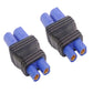 Woodguilin Ec5 Male Plug To Ec3 Female Connector Plug Adapter For Rc Lipo Battery Ec5 Plug To Ec3 Connection(2 Pack Ec5-Ec3)