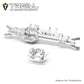 TREAL Aluminum 7075 Front Axle Housing CNC Billet Machined Upgrades for Vanquish Products H10 Optic(Silver)