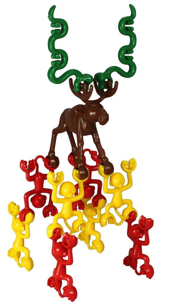 Popular Playthings Linkazoo Toy Play Set, Linking Animal Figures, 83 Pieces