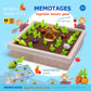 Skrtuan Montessori Toys For Toddlers 3 4 5 Years Old Boys Girls Baby, Wooden Toy Carrot Harvest Game, Educational Toys Shape Sorting Matching Puzzle, Memory Game Fine Motor Skill Gifts For Kids 3-5