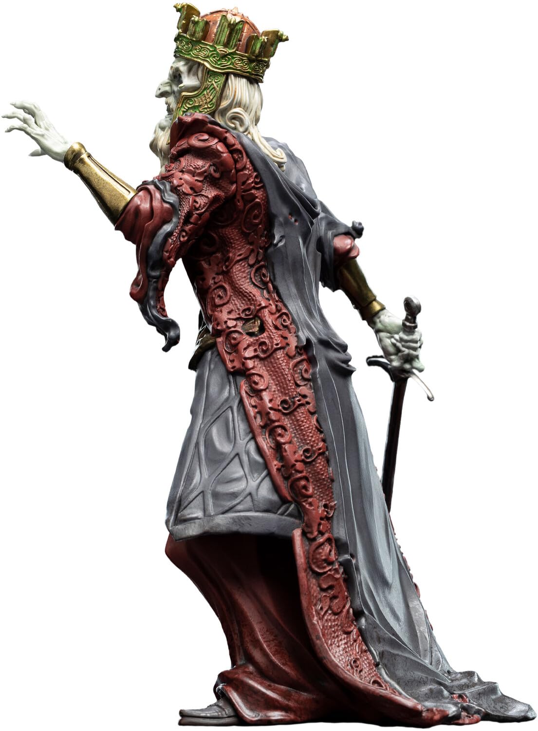 Weta Workshop Mini Epics King of The Dead - 16" Multicolored Figure, The Lord of The Rings Trilogy, Model 86-50-04122