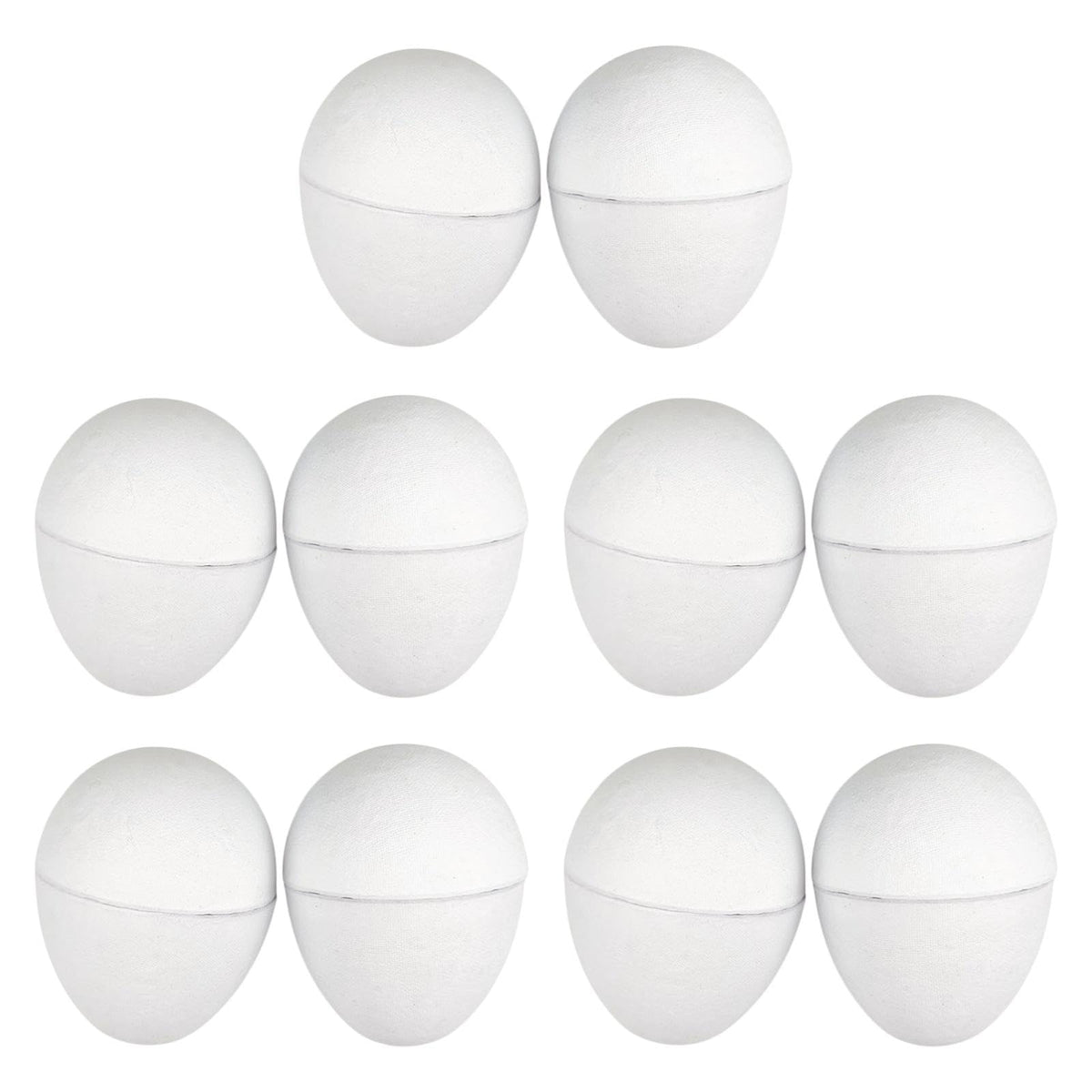 MYADDICTION 10x Paper Easter Eggs DIY for Carnival Prizes Goodie Bag Fillers Easter Hunt