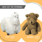 AlpacaNext Llama Stuffed Animal - 12 inch. Cute  Soft and Cuddly Alpaca Plush Toy Handcrafted on Real Alpaka Natural Fur  (12 inches  White)