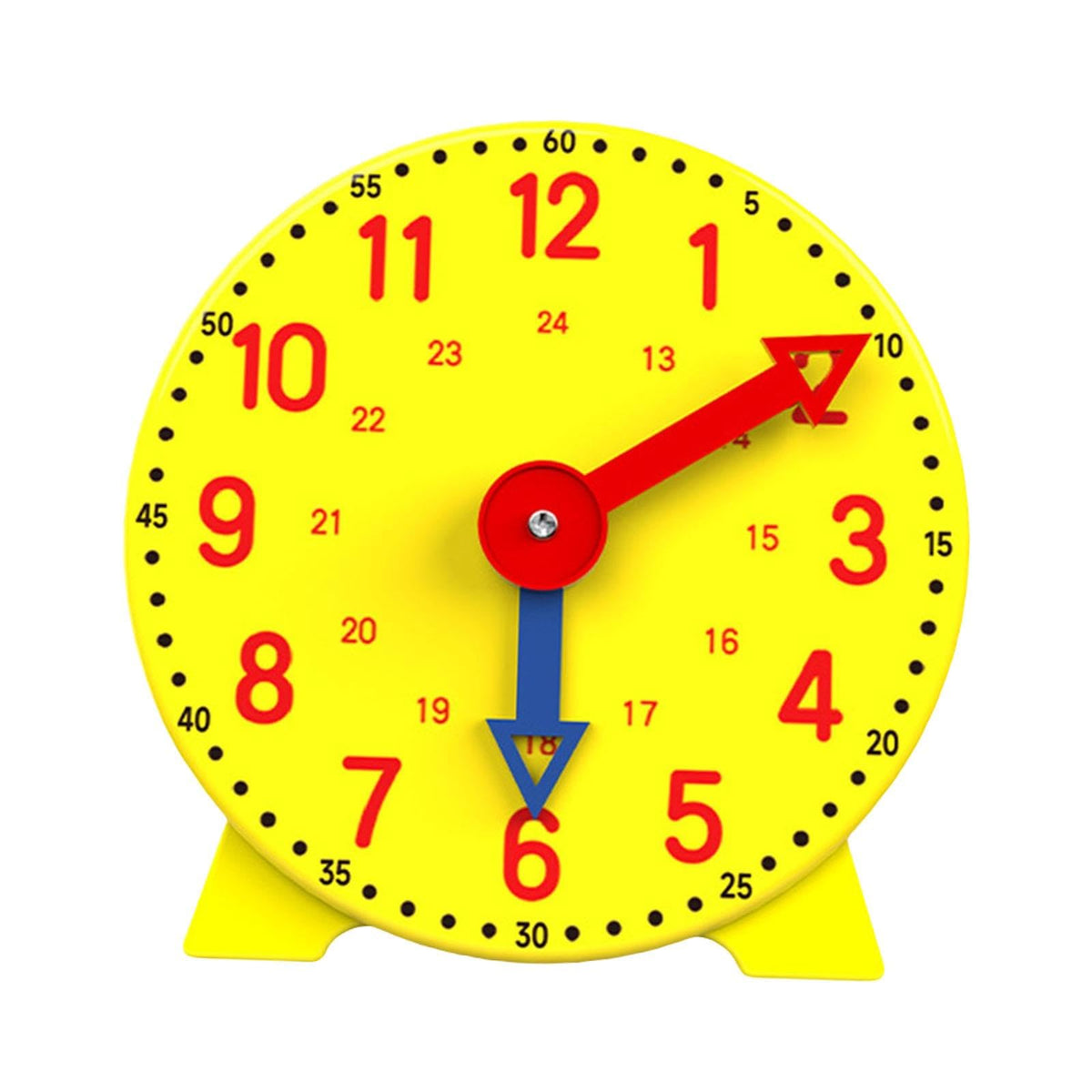 TREDYNEST Teaching Clock Basic Math Development Teaching Tool Telling Time for Ages 5+ 24H | Educational Toys | STEM Toys | Lear